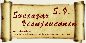 Svetozar Višnjevčanin vizit kartica